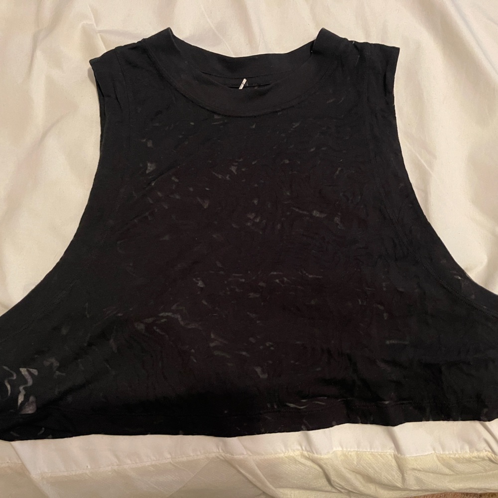 Lululemon partially see through tank